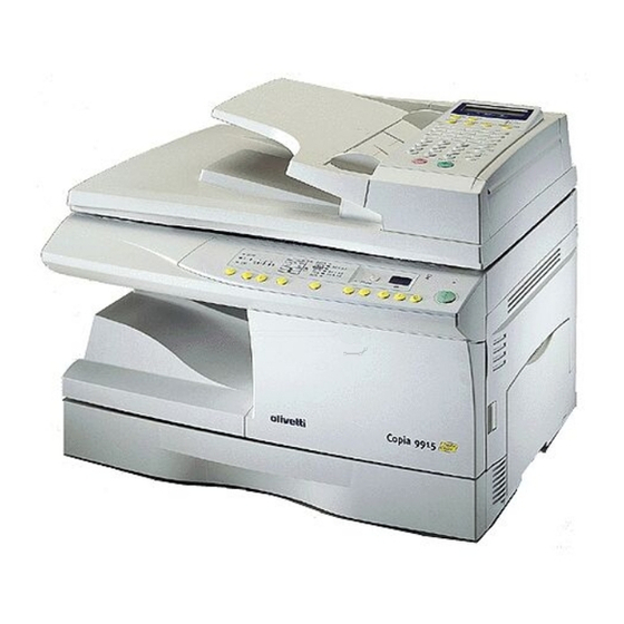 Olivetti COPIA 9910 Manuales