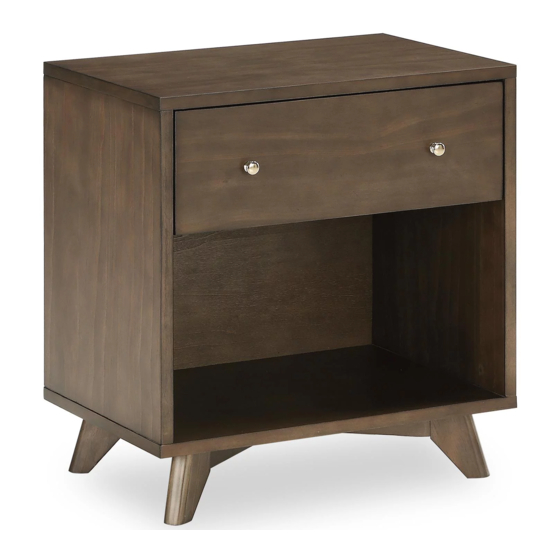 Novogratz NIGHTSTAND DL8417-7 Manuales