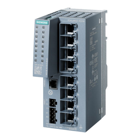 Siemens SCALANCE XB-200 Manual De Configuración
