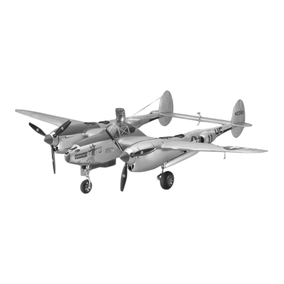 REVELL P-38 J/L Lightning Manual De Instrucciones