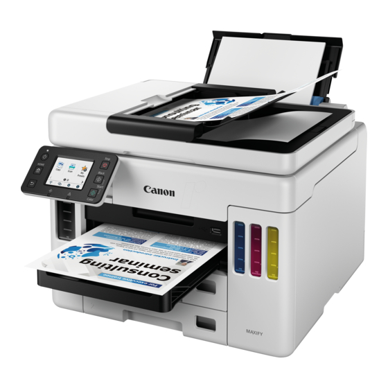 Canon GX7000 Serie Manual En Linea