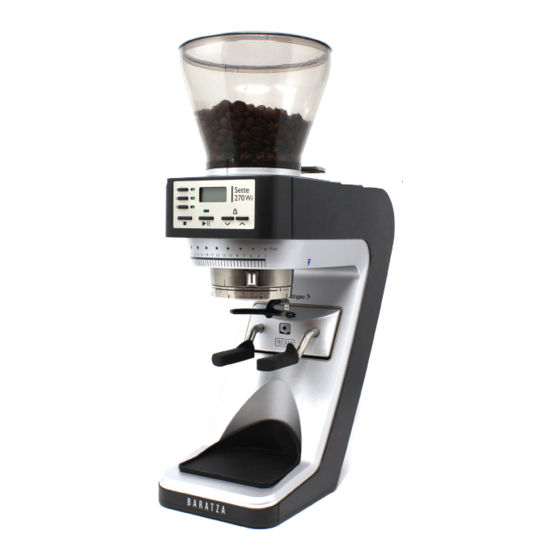 Baratza Sette 270Wi Manual Del Usuario