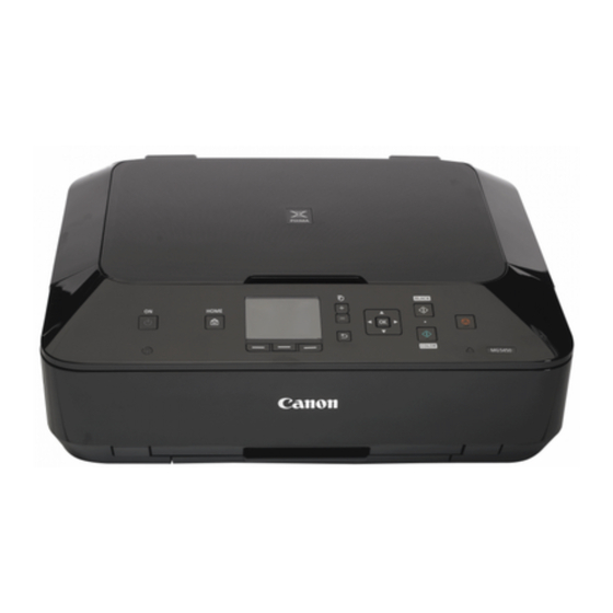 Canon PIXMA MG5450 Serie Guía De Inicio
