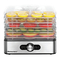 Elite Gourmet EFD3321 - Manual del Deshidratador de Alimentos de 5 Acero Inoxidable