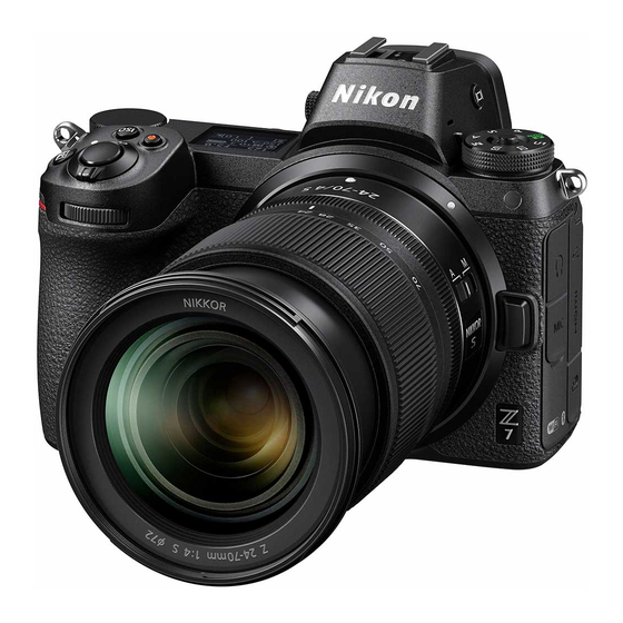 Nikon Z7 Guía De Red