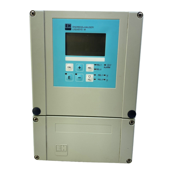 Endress+Hauser Liquisys M CLM223 Manual De Instrucciones