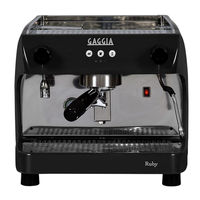 Gaggia Ruby PRO Manual De Instrucciones