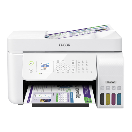 Epson ET-4700 Serie Manuales