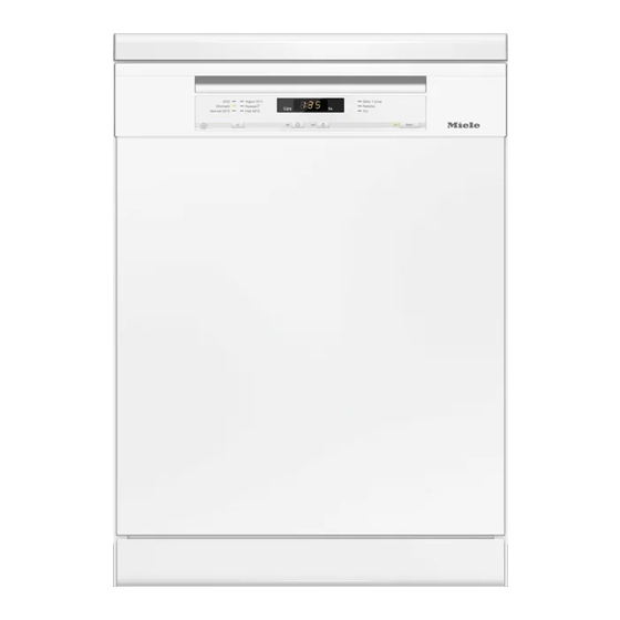 Miele G 6200 SC Manual De Montaje