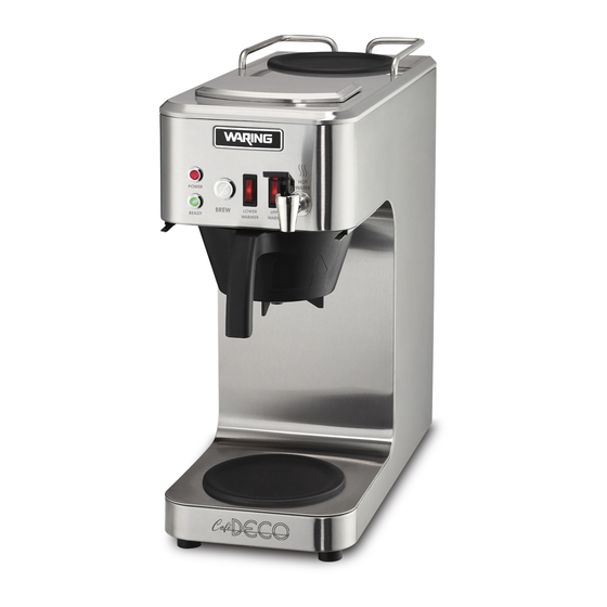 Waring Commercial WCM50P Serie Manuales