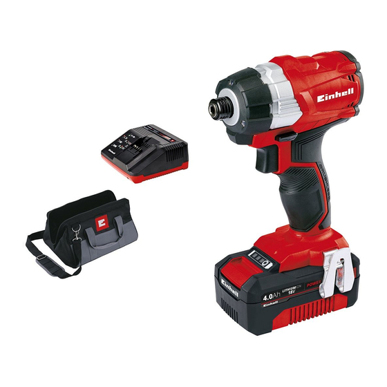 EINHELL TE-CI 18 Li BL-Solo Manual De Instrucciones Original