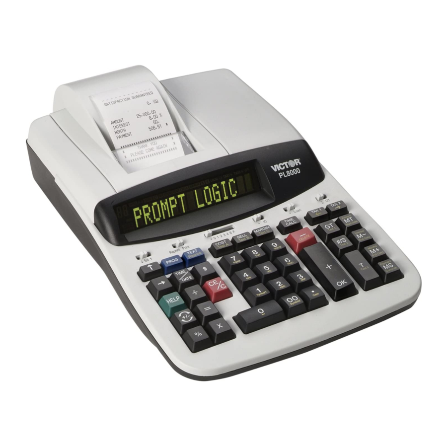 Victor PL8000 Manual De Instrucciones