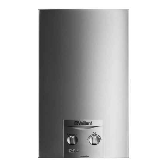 Vaillant atmoMAG plus ES 11-4/0 E Instrucciones De Uso Y De Instalacion