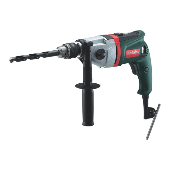 Metabo BE 710 Manuales