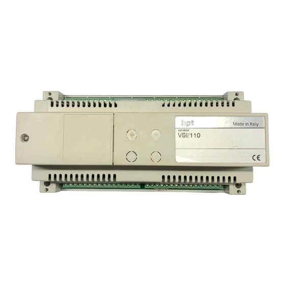 Bpt VSI/110 Instrucciones De Instalación