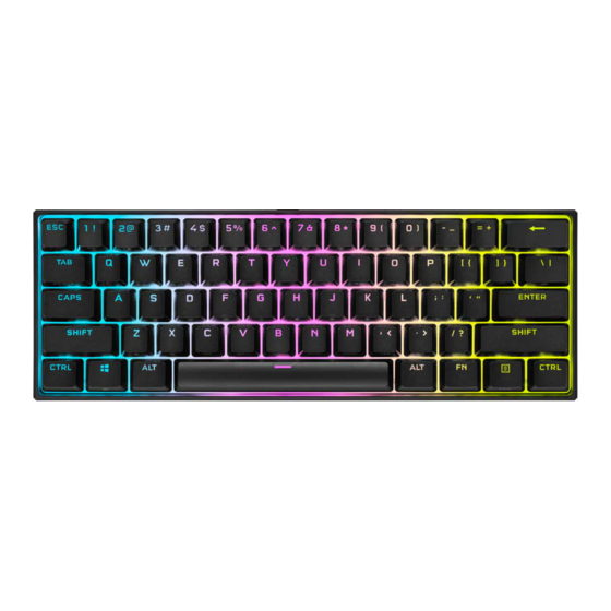 Corsair K65 RGB MINI Guia De Inicio Rapido