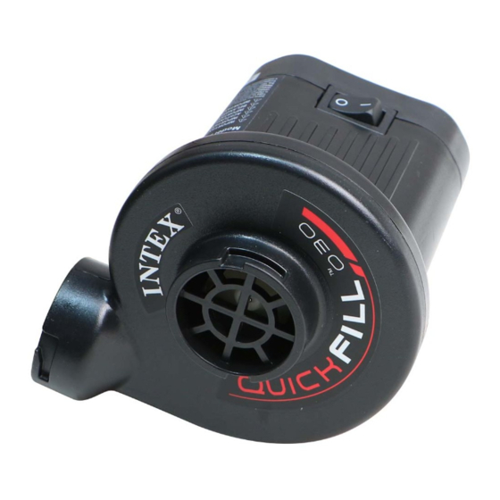 Intex Quick-Fill AP632 Manual De Usuario
