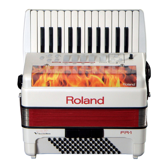 Roland V-Accordion FR-1 Manual De Instrucciones