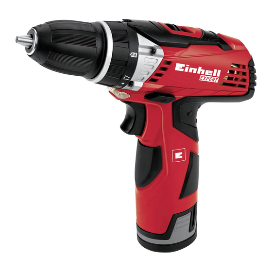 EINHELL TE-CD 12 Li Manual De Instrucciones