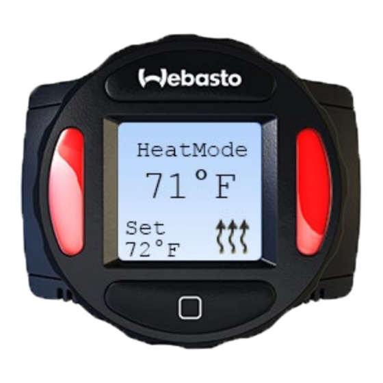 Webasto SmarTemp Control 3.0 Manuales