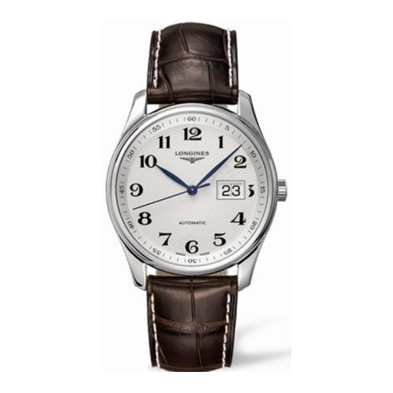 Longines L607 Manual De Instrucciones