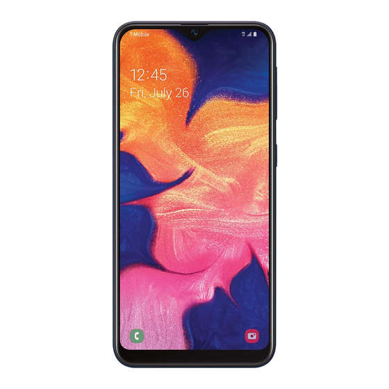 Samsung Galaxy A10e Guía De Referencia Rápida