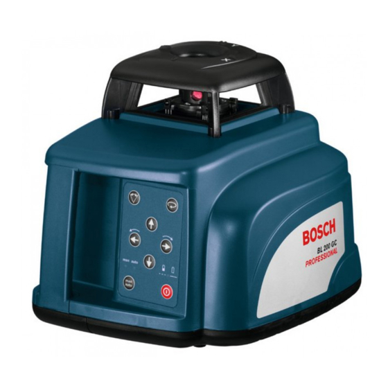 Bosch BL 200 GC Professional Manual Del Usuario