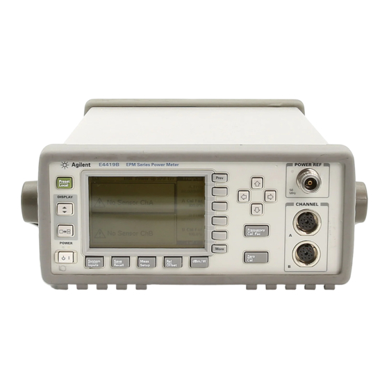 Agilent Technologies E4419B Guia Del Usuario