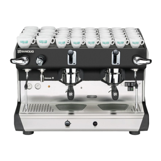 Rancilio CLASSE 9 RE 3 G Manual Del Usuario