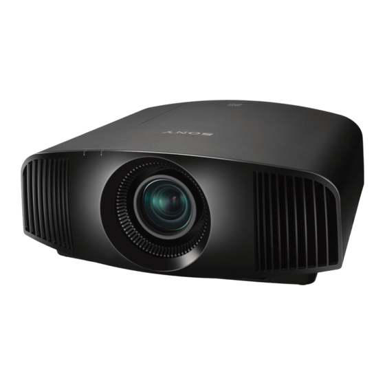 Sony VPL-VW360ES Manual De Instrucciones