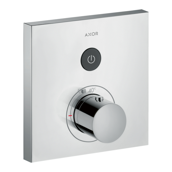 Hansgrohe AXOR ShowerSelect Round 36722 Serie Instrucciones De Montaje / Manejo / Garantía