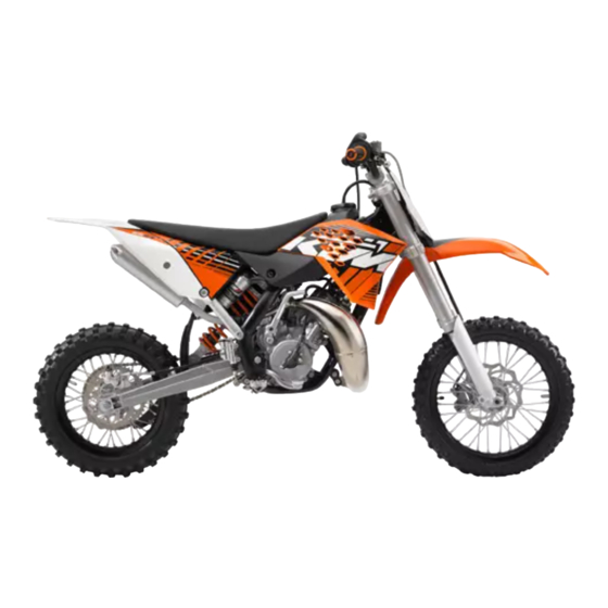 KTM 65 SX 2010 Manual De Instrucciones