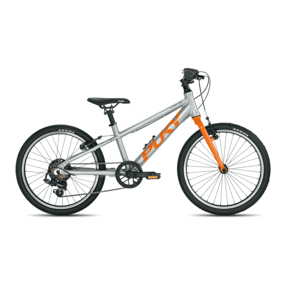 Puky KINDER-STRASSENFAHRRAD Manual De Instrucciones