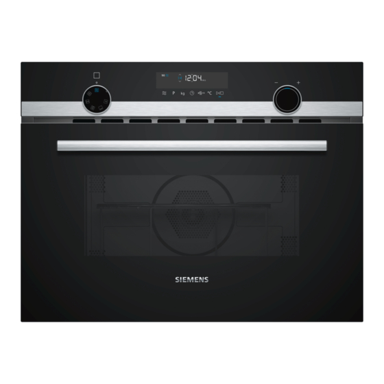 Siemens CM585AMS0 Manual De Usuario E Instrucciones De Montaje