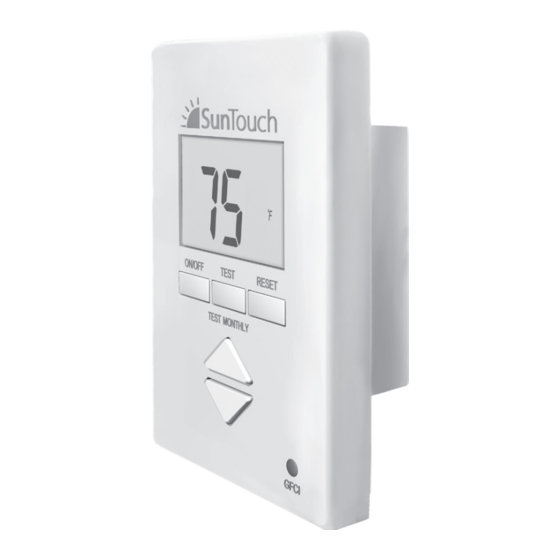 Watts SunTouch SunStat Guia De Inicio Rapido