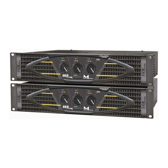SKP Pro Audio MAX TRIO Serie Manual Del Usuario
