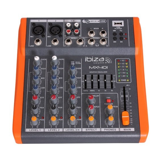 Ibiza sound MX401 Manual De Instrucciones