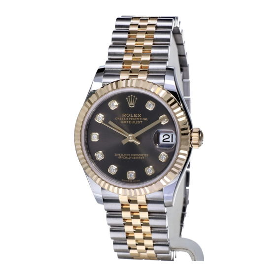 ROLEX OYSTER PERPETUAL DATEJUST Manual Del Usuario