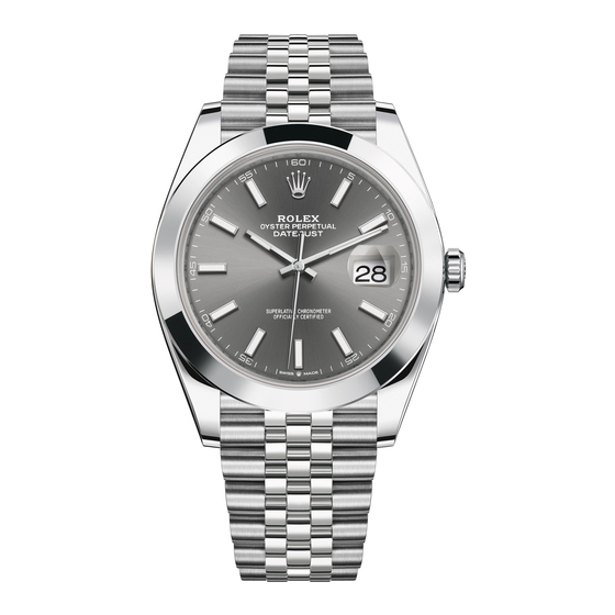 ROLEX OYSTER PERPETUAL DATEJUST Manual Del Usuario
