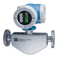 Endress+Hauser Proline Promass 83 Manual De Instrucciones Abreviado