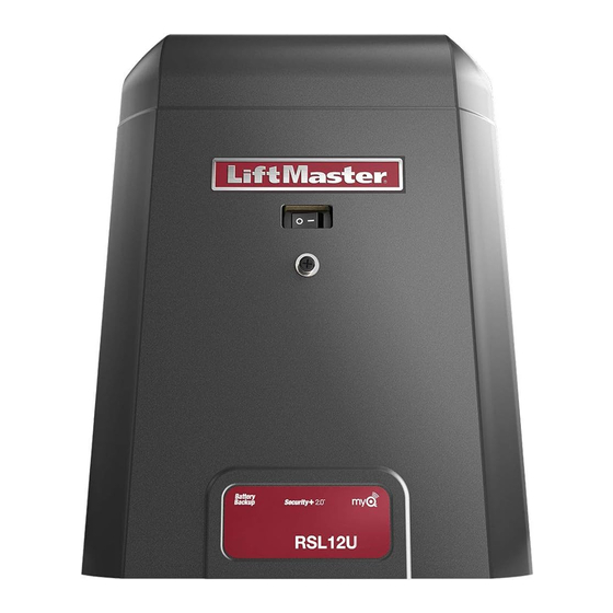 LiftMaster RSL12U Manual De Instalación