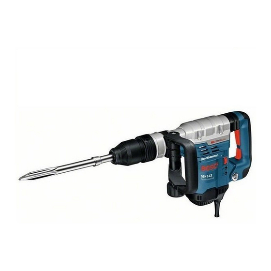 Bosch GSH 5 CE Instrucciones De Servicio