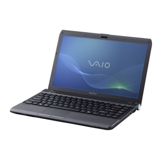 Sony Vaio VPCY21 Serie Manuales