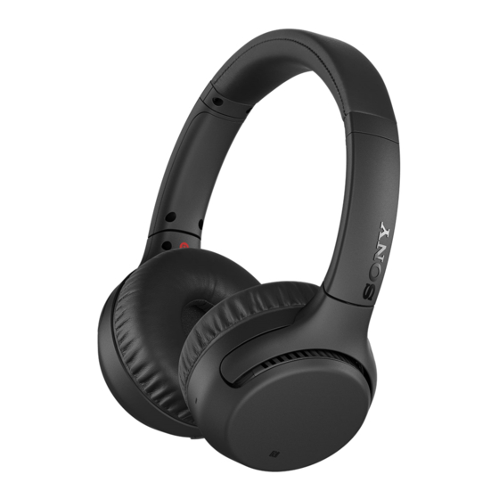 Sony WH-XB700 Guia De Ayuda