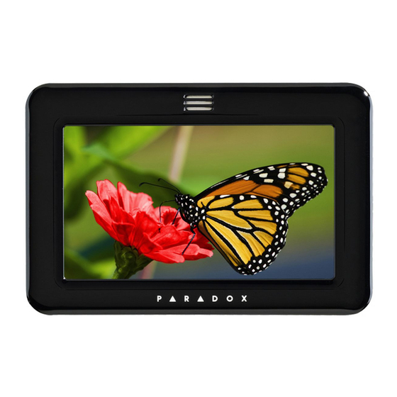 Paradox DIGIPLEX EVO TM50 Touch Manual De Usuario