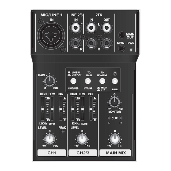Steren MIX-150 Manual De Instrucciones