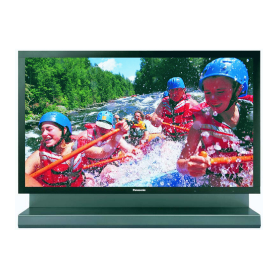 Panasonic TH-103PF9UK Manual De Instrucciones