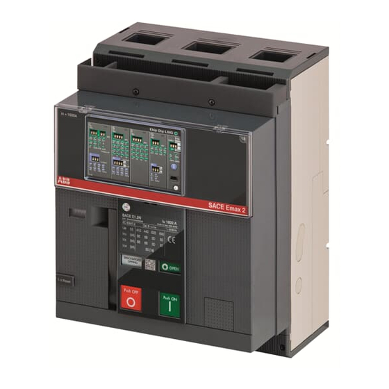 ABB SACE Emax 2 YR - E2.2 Manual De Instrucciones