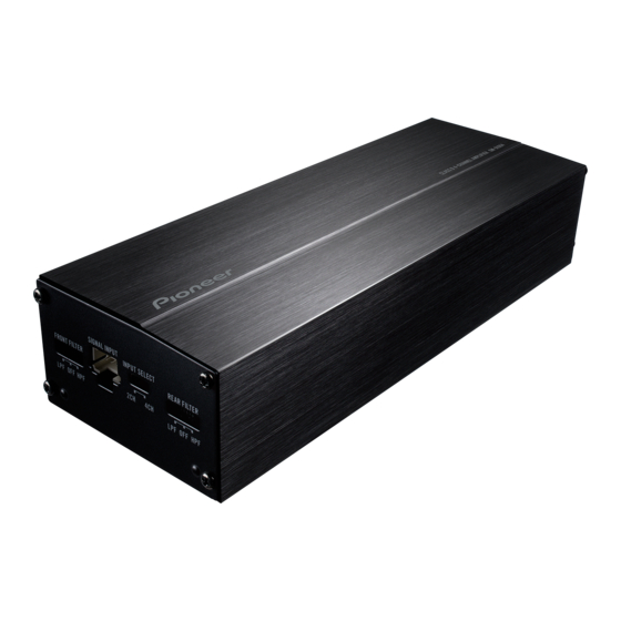 Pioneer GM-D1004 Manual De Instrucciones