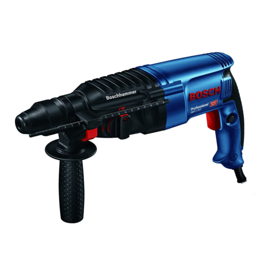 Bosch GBH 2-26 E PROFESSIONAL Instrucciones De Servicio